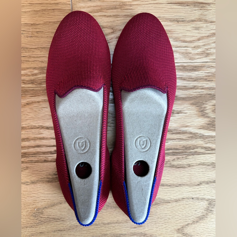 Rothy’s OG Loafers, Size 6.5 - Red